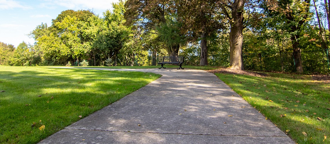 Walking path at Rocky Knoll
